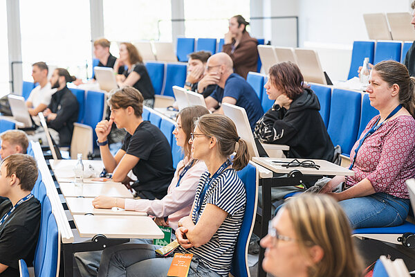 Einblicke in die Probevorlesung im Hörsaal