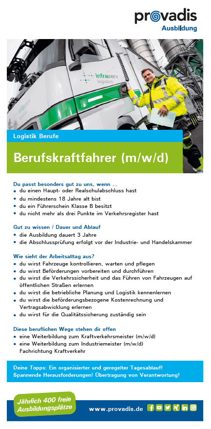 Flyer Berufskraftfahrer (m/w/d)