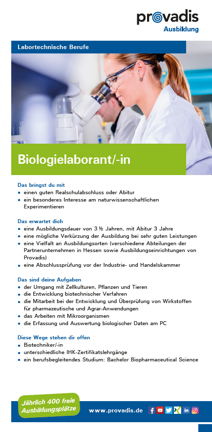 Flyer Biologielaborant (m/w/d)