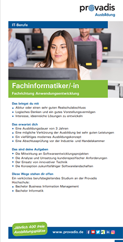 Fachinformatik Anwendungsentwicklung
