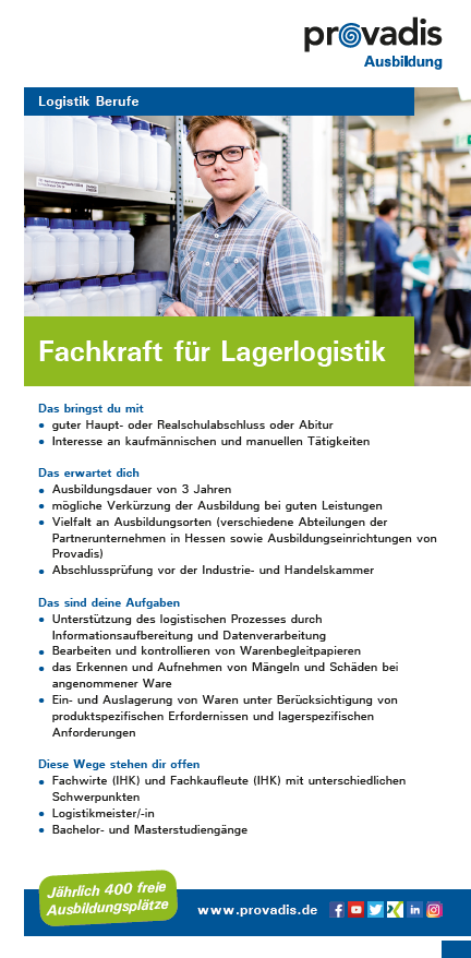 Flyer Lagerlogistik