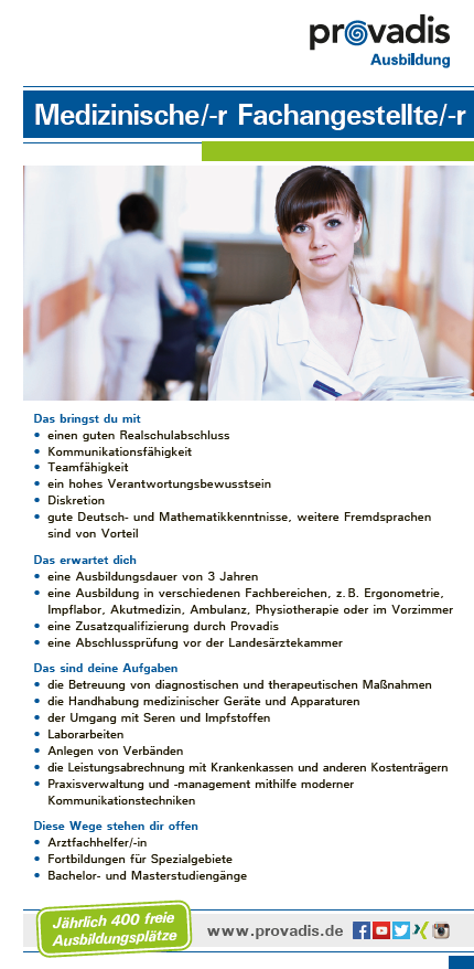 Flyer Medizinischer Fachangestellter (m/w/d)