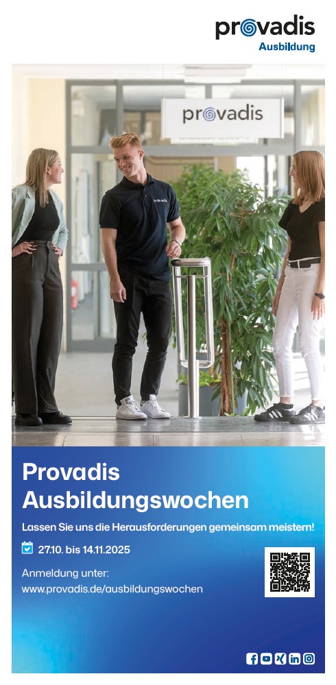 Flyer Provadis Ausbildungswochen