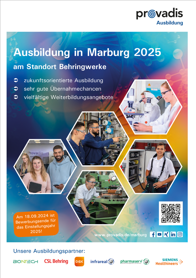 Ausbildungsbroschüre Provadis Marburg